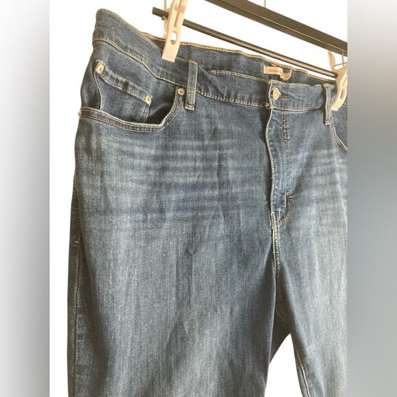 Women's Levi’s size 22W jeans Plus Size 721 High-Rise Skinny Jeans irregular - Picture 4 of 11